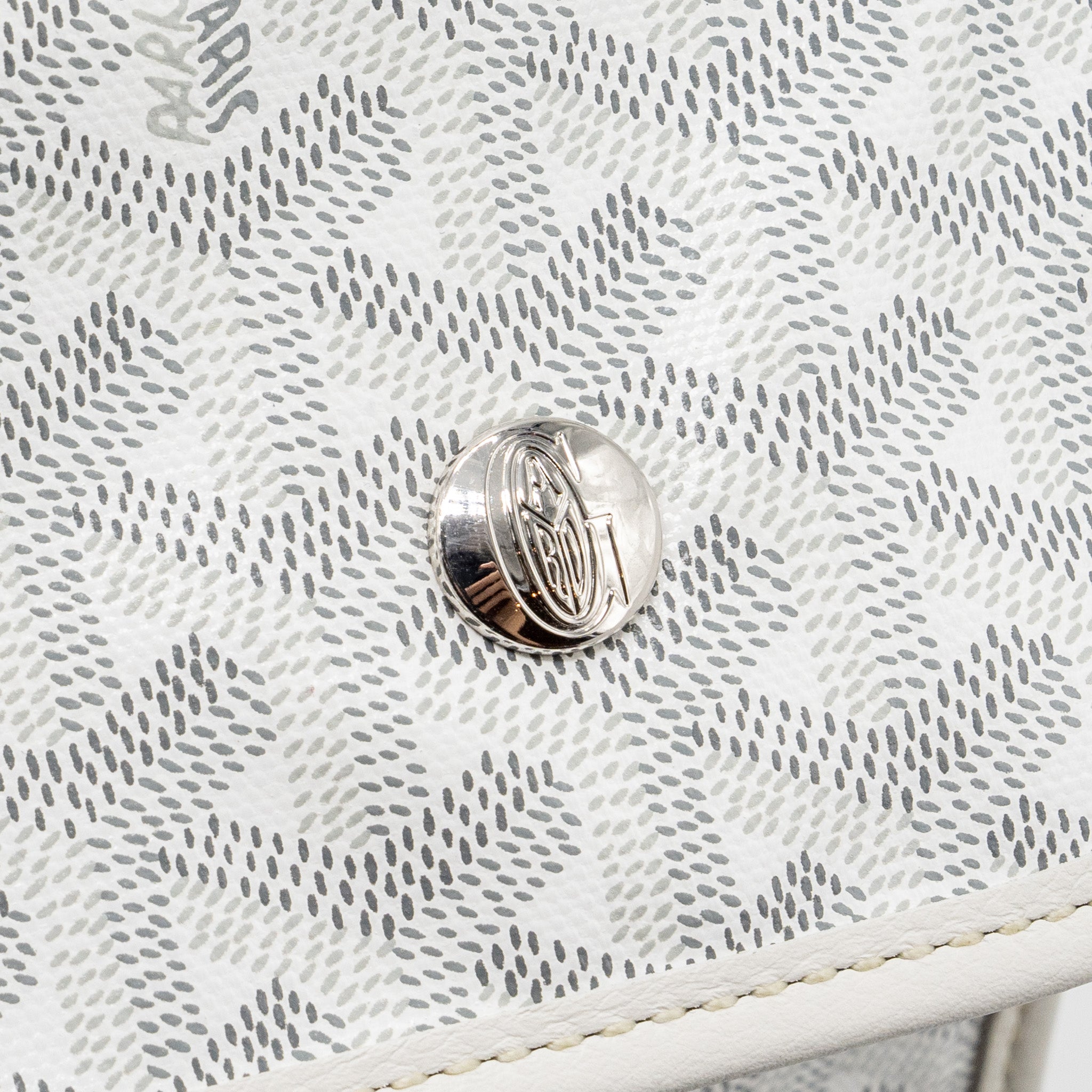SAINT LEGER BACKPACK GOYARDINE CANVAS WHITE SHW