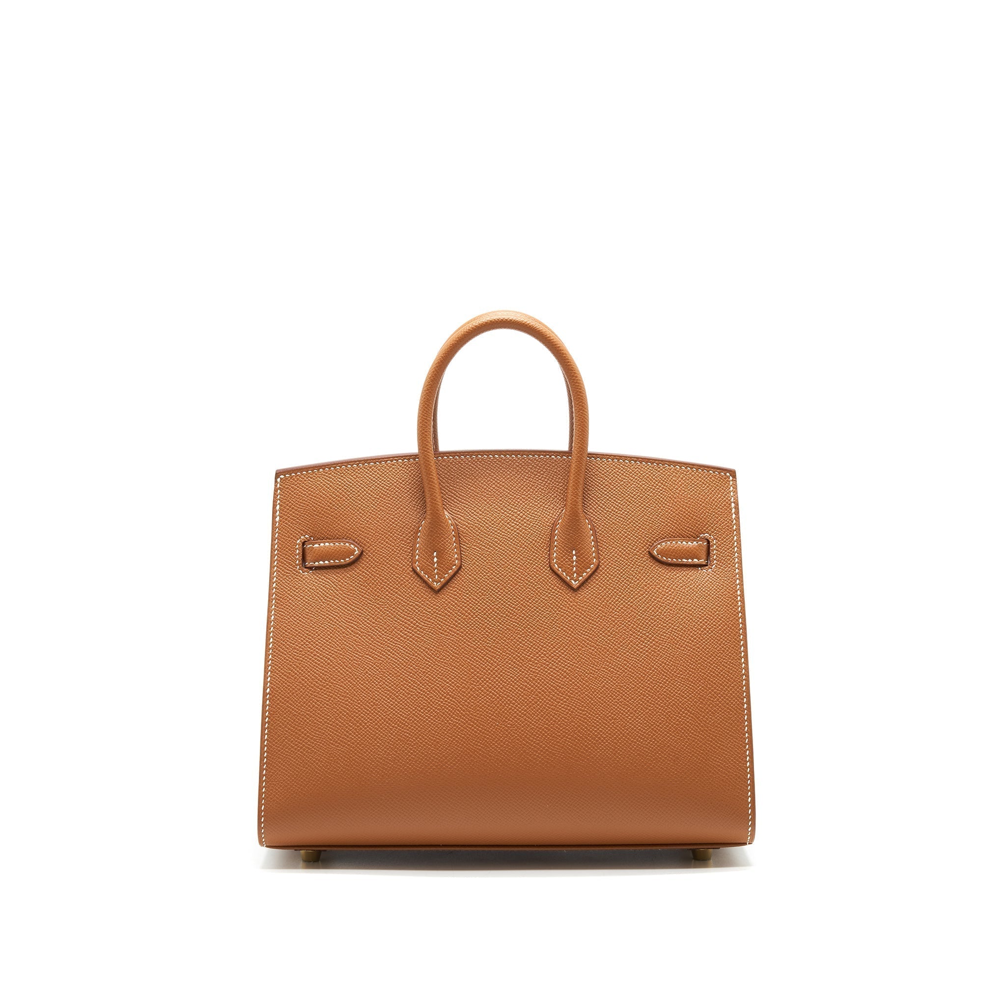 HERMES BIRKIN 25 SELLIER GOLD WITH GHW EPSOM LEATHER