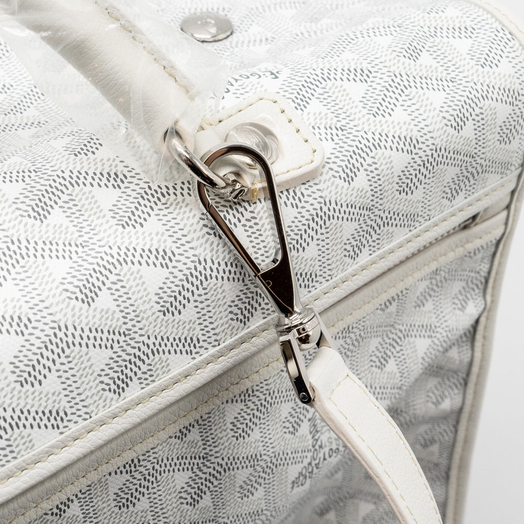 SAINT LEGER BACKPACK GOYARDINE CANVAS WHITE SHW