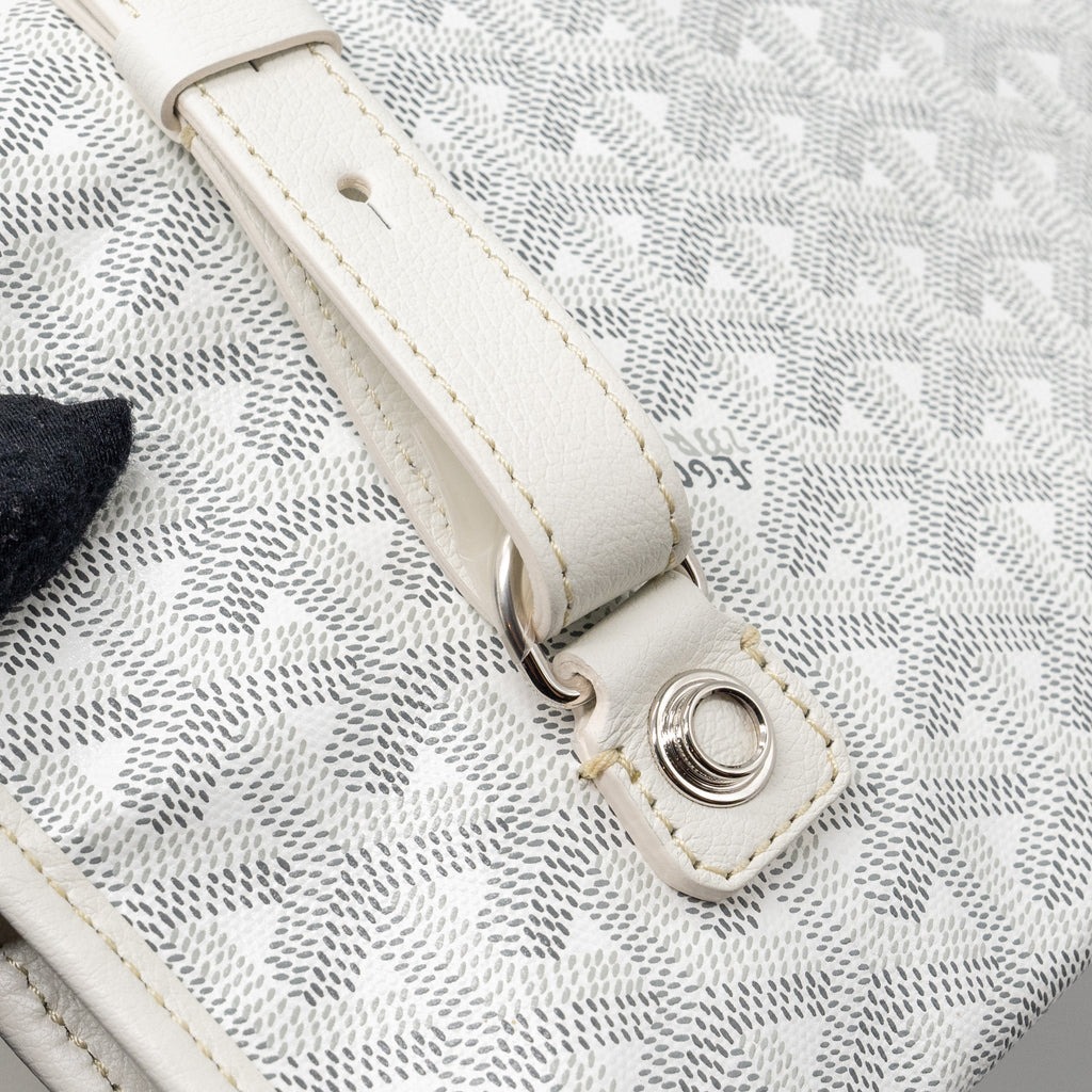 SAINT LEGER BACKPACK GOYARDINE CANVAS WHITE SHW