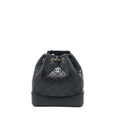 SMALL GABRIELLE BACKPACK AGED CALFSKIN BLACK MULTICOLOR HARDWARE (MICROCHIP)