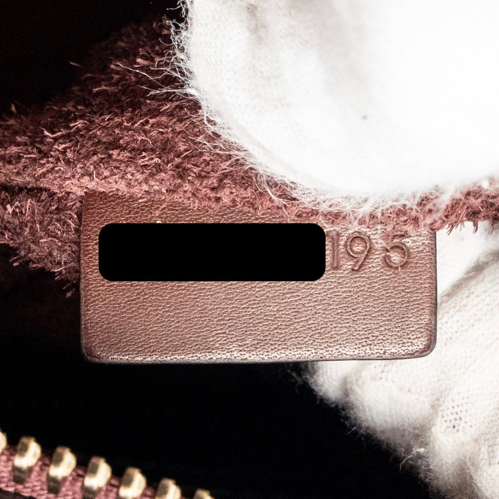 MICRO LUGGAGE BAG CALFSKIN BURGUNDY GHW