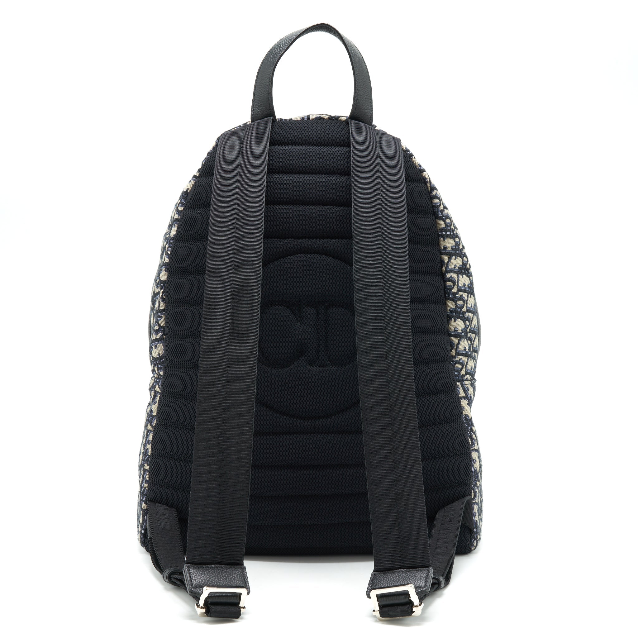 RIDER BACKPACK BEIGE AND BLACK DIOR OBLIQUE JACQUARD