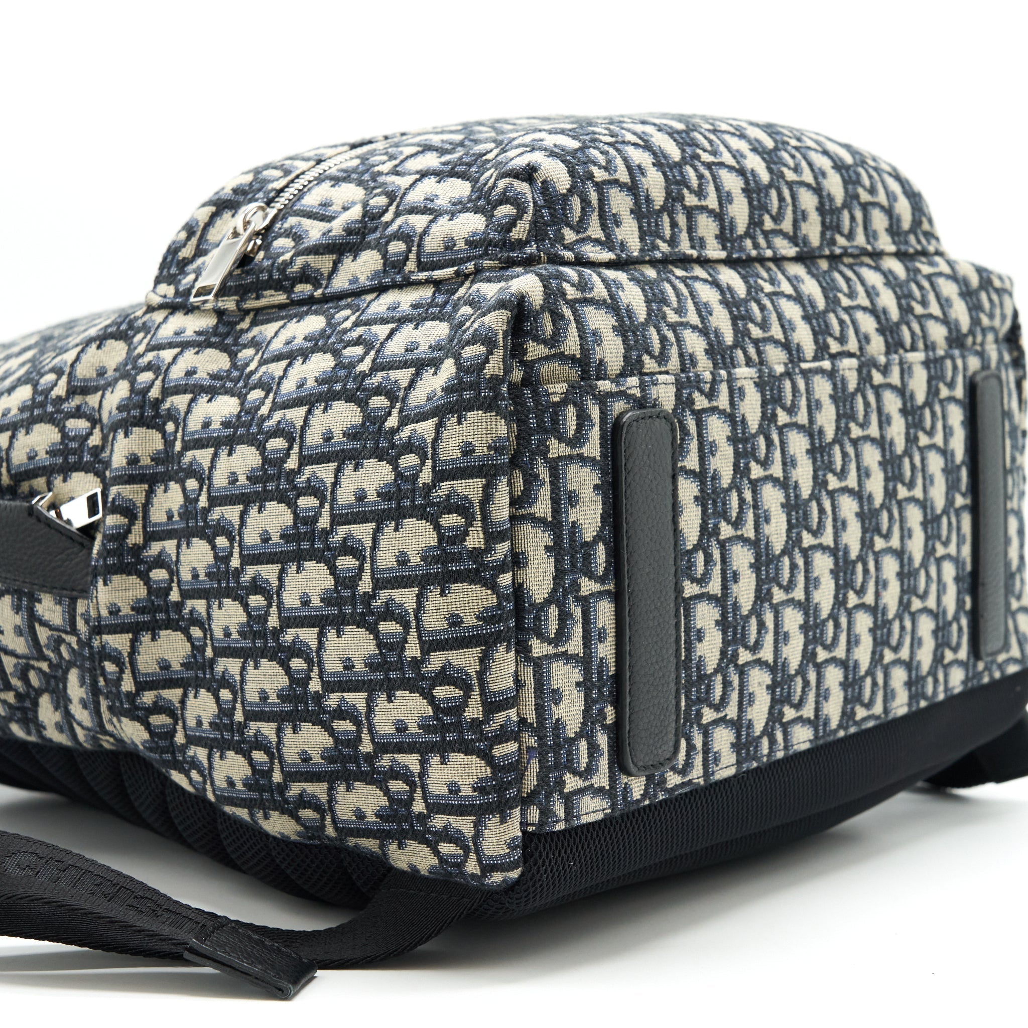RIDER BACKPACK BEIGE AND BLACK DIOR OBLIQUE JACQUARD