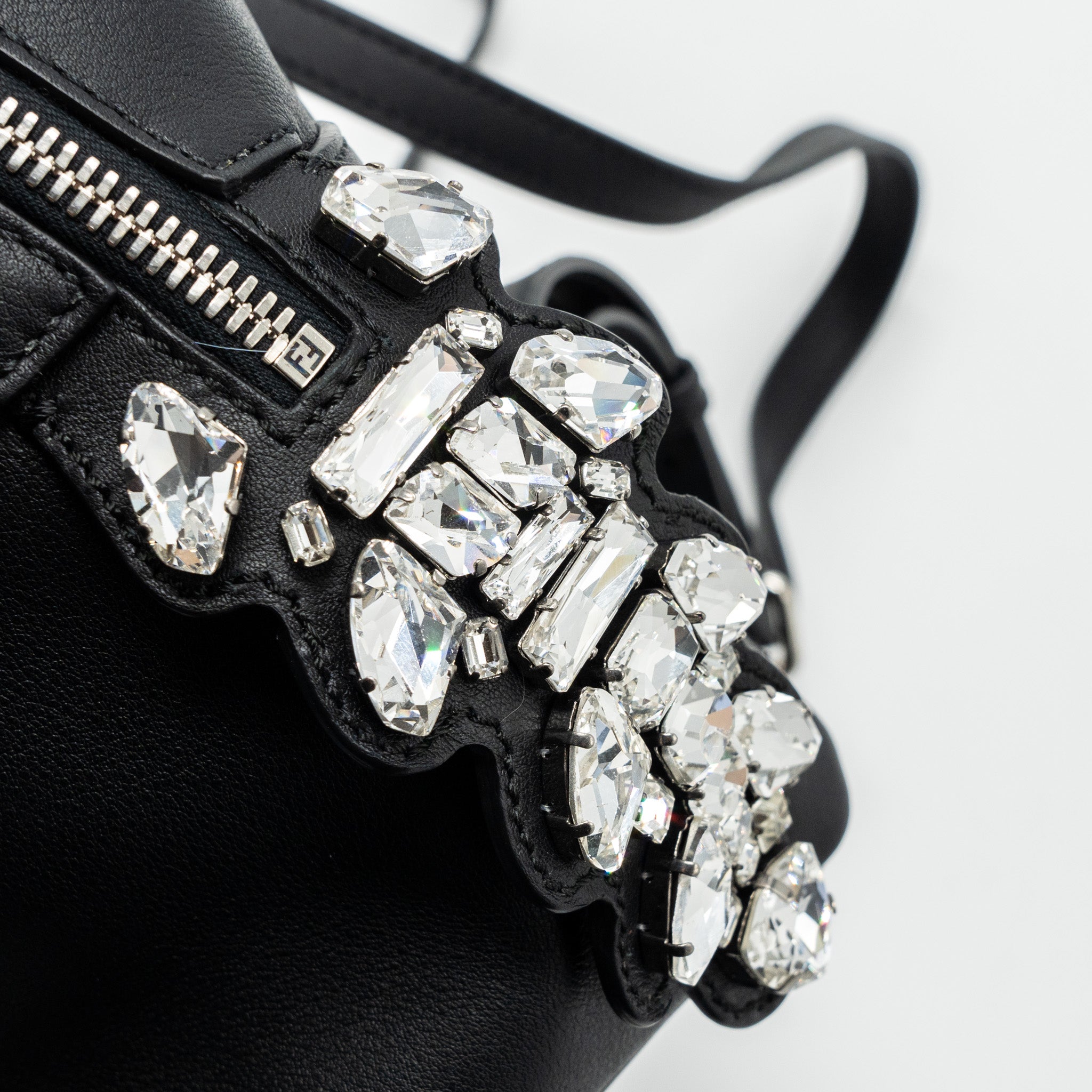 BY THE WAY BACKPACK LEATHER CRYSTAL BLACK SHW
