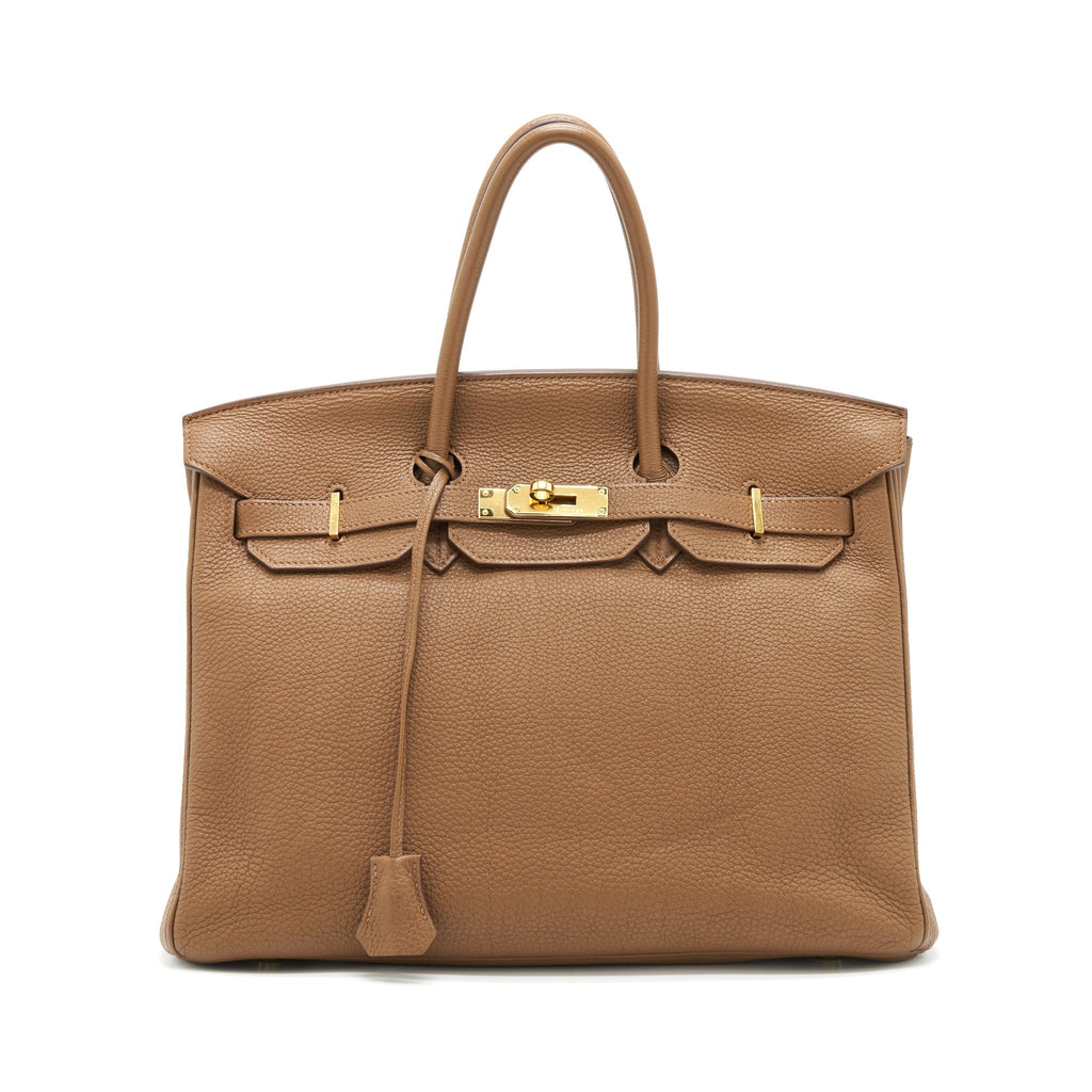 HERMES BIRKIN 35 TOGO BROWN GHW