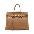 HERMES BIRKIN 35 TOGO BROWN GHW