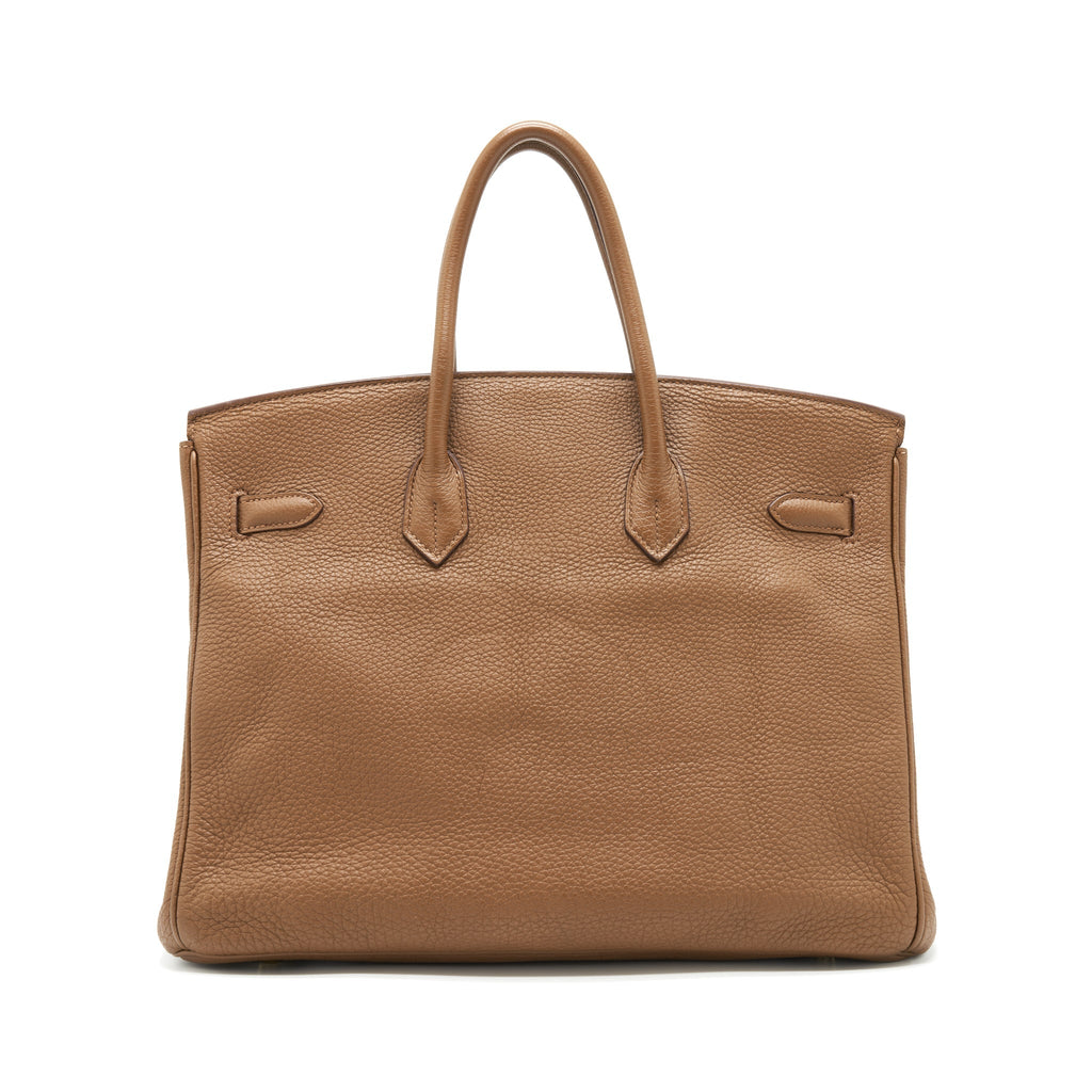HERMES BIRKIN 35 TOGO BROWN GHW