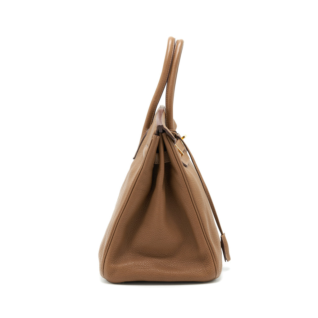 HERMES BIRKIN 35 TOGO BROWN GHW