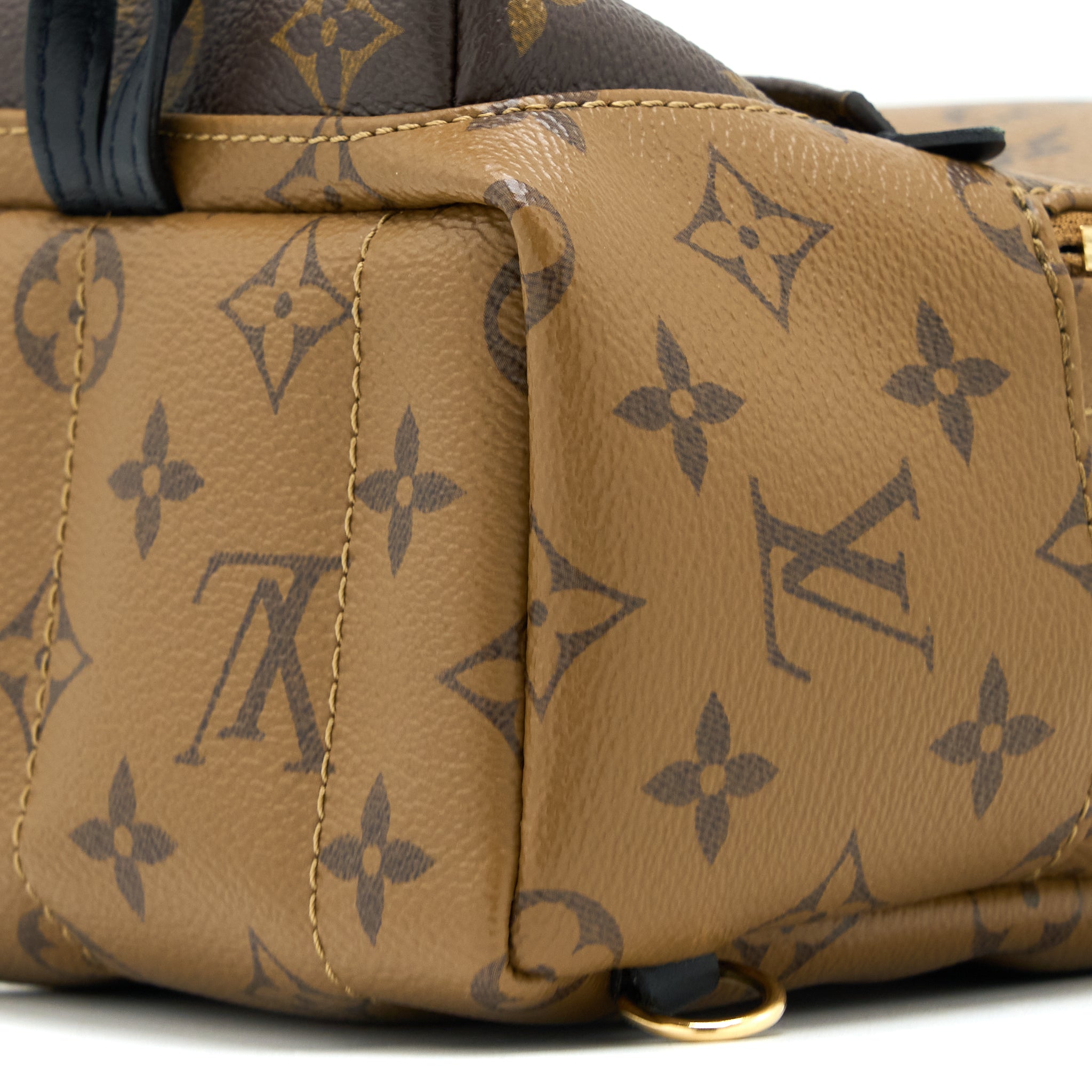 PALM SPRINGS MINI BACKPACK MONOGRAM REVERSE CANVAS GHW