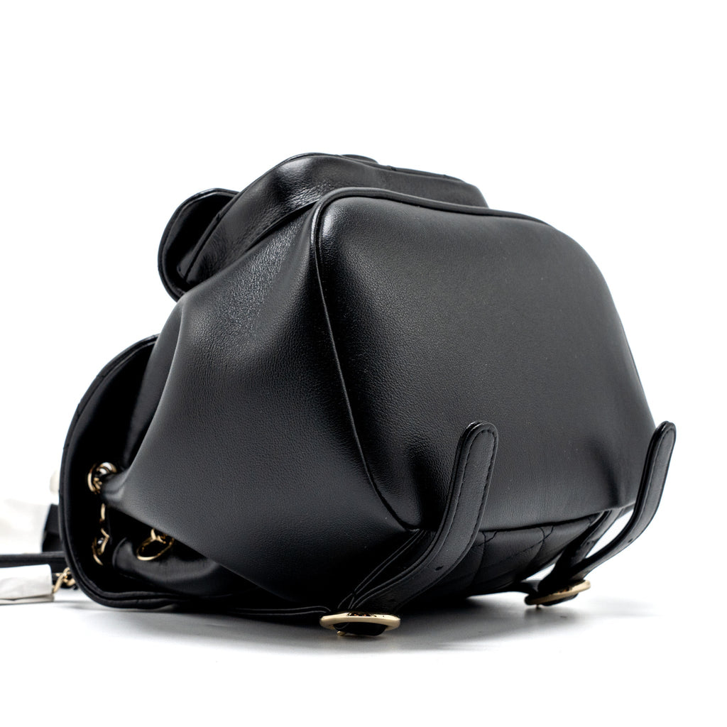 24P MINI DUMA BACKPACK CALFSKIN BLACK LGHW (MICROCHIP)
