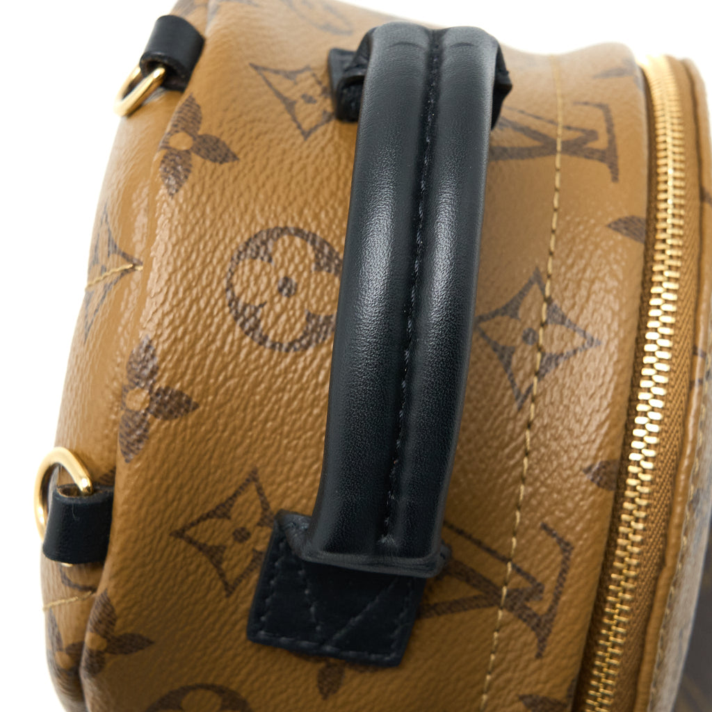 PALM SPRINGS MINI BACKPACK MONOGRAM REVERSE CANVAS GHW
