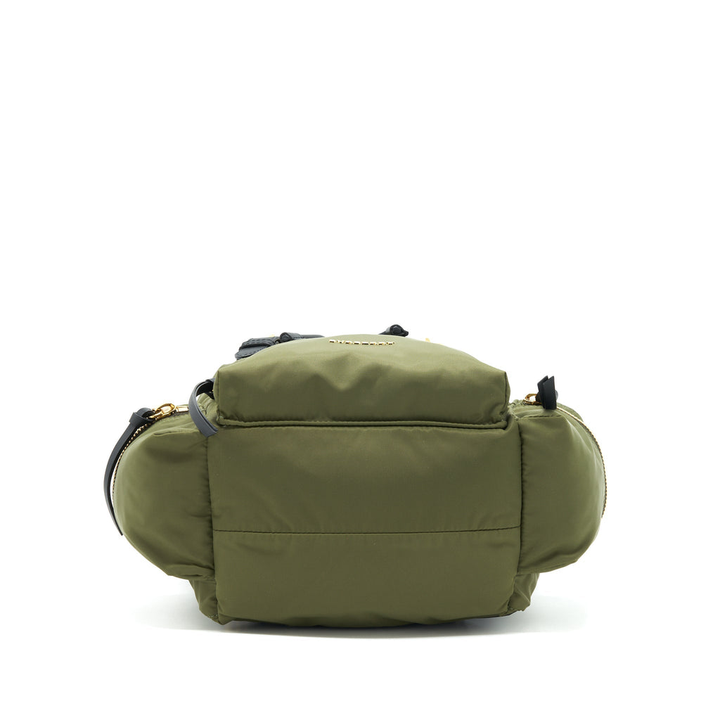 NYLON RUCKSACK BACKPACK GREEN GHW