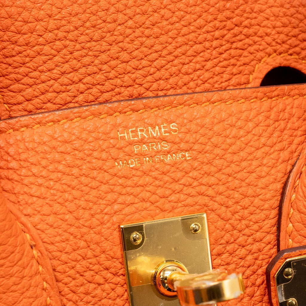 HERMES BIRKIN 25 TOGO 9J FEU GHW