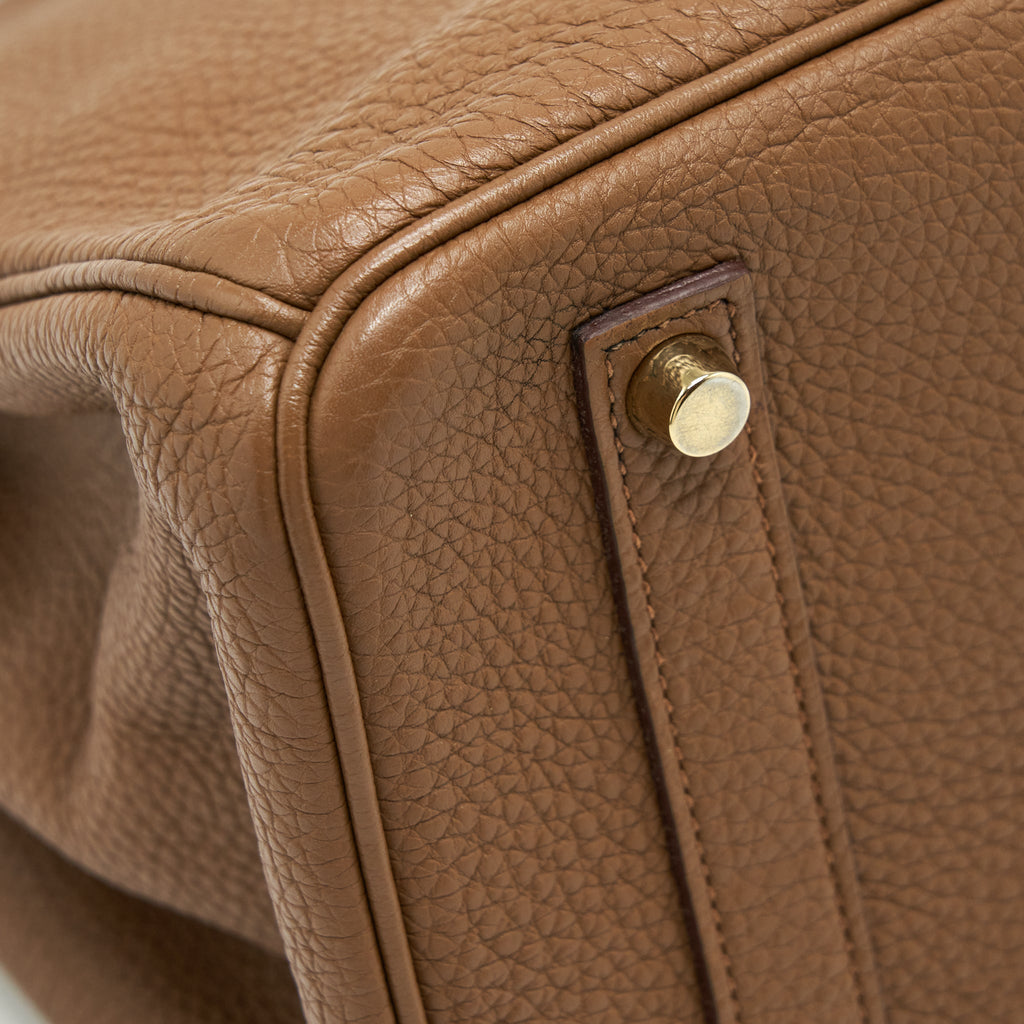 HERMES BIRKIN 35 TOGO BROWN GHW