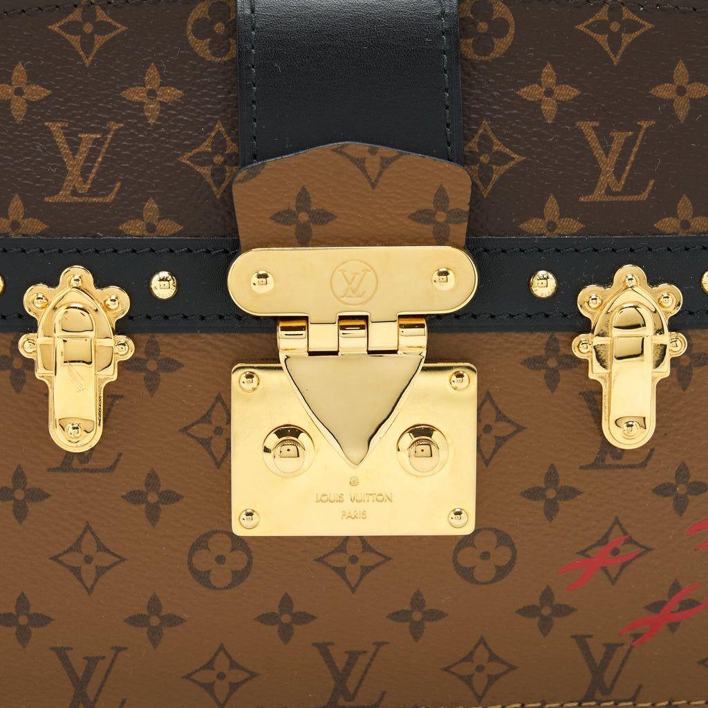 TRUNK CLUTCH BAG MONOGRAM REVERSE CANVAS YEAR 2019