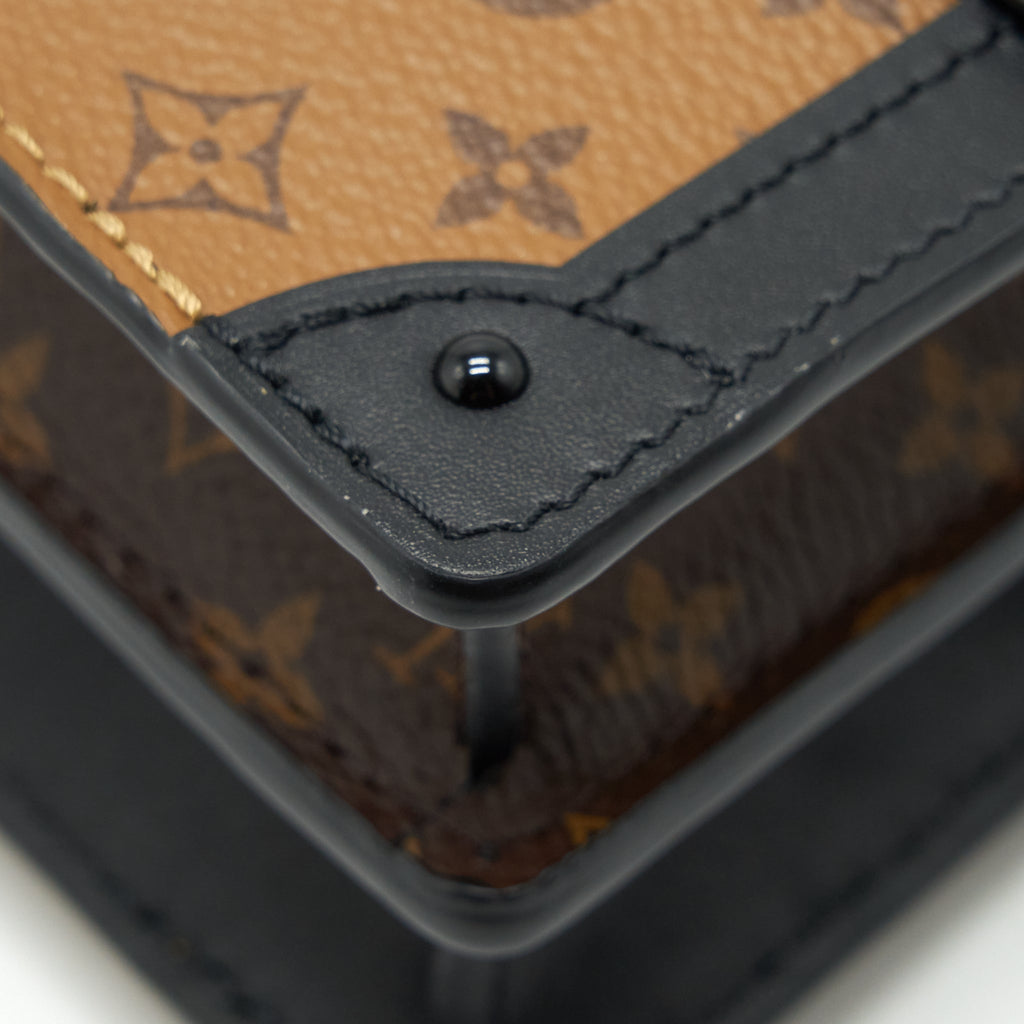 TRUNK CLUTCH BAG MONOGRAM REVERSE CANVAS YEAR 2019