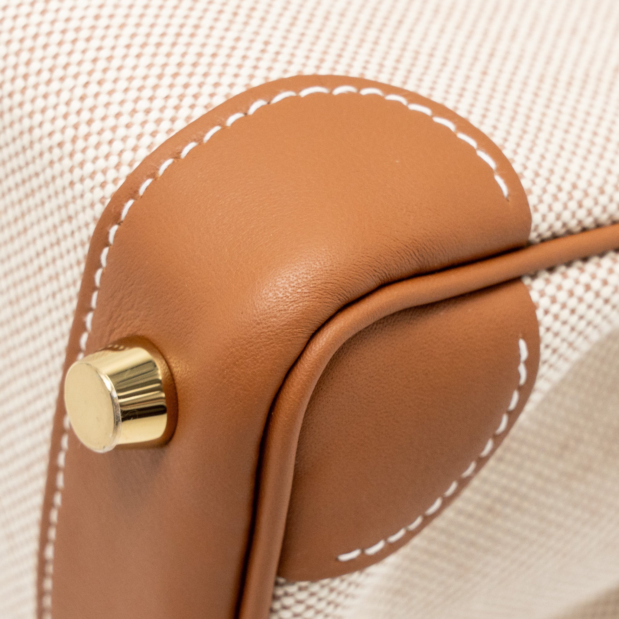 HERMES BIRKIN 25 TOILE H CANVAS / SWIFT LEATHER ECRU-BEIGE / GOLD GHW