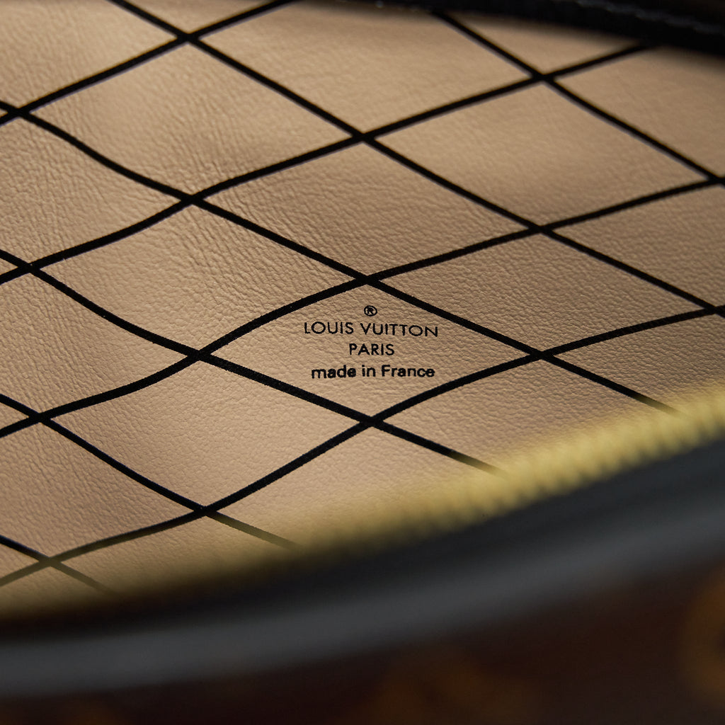 TRUNK CLUTCH BAG MONOGRAM REVERSE CANVAS YEAR 2019