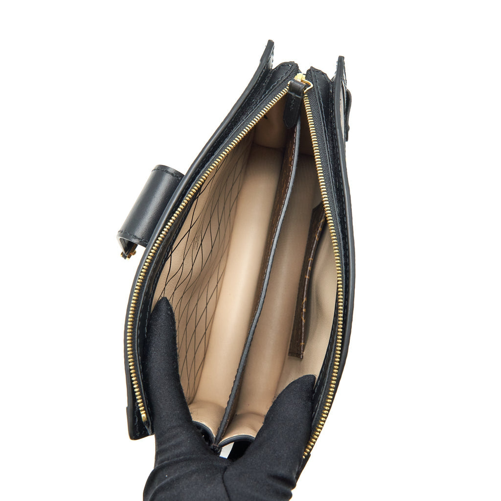 TRUNK CLUTCH BAG MONOGRAM REVERSE CANVAS YEAR 2019