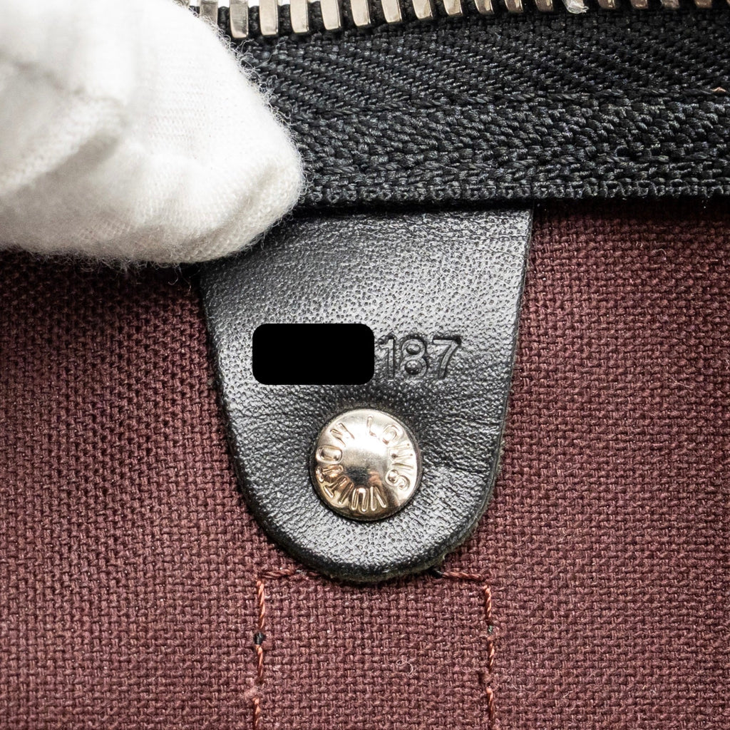 KEEPALL BANDOULIERE 45 MONOGRAM MACASSAR SHW