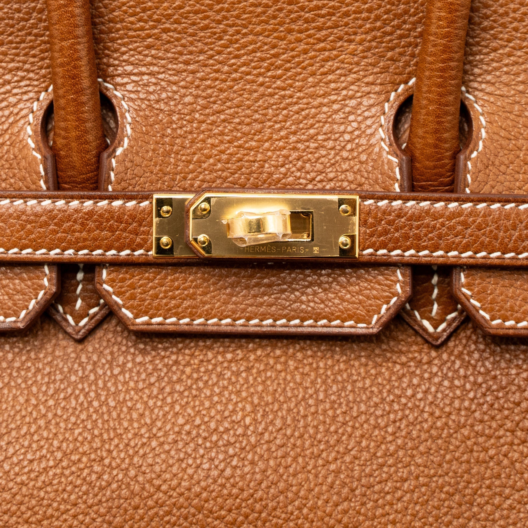 HERMES BIRKIN 25 BARENIA FAUBOURG 34 FAUVE GHW