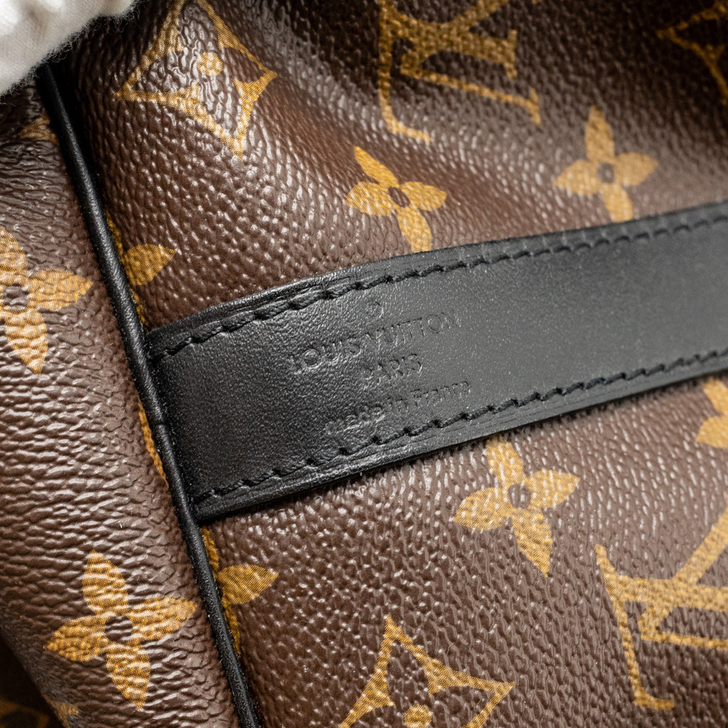 KEEPALL BANDOULIERE 45 MONOGRAM MACASSAR SHW
