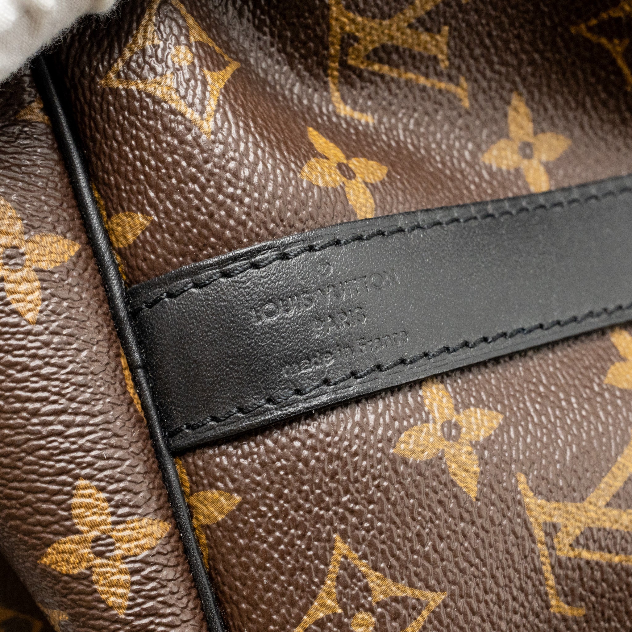 KEEPALL BANDOULIERE 45 MONOGRAM MACASSAR SHW