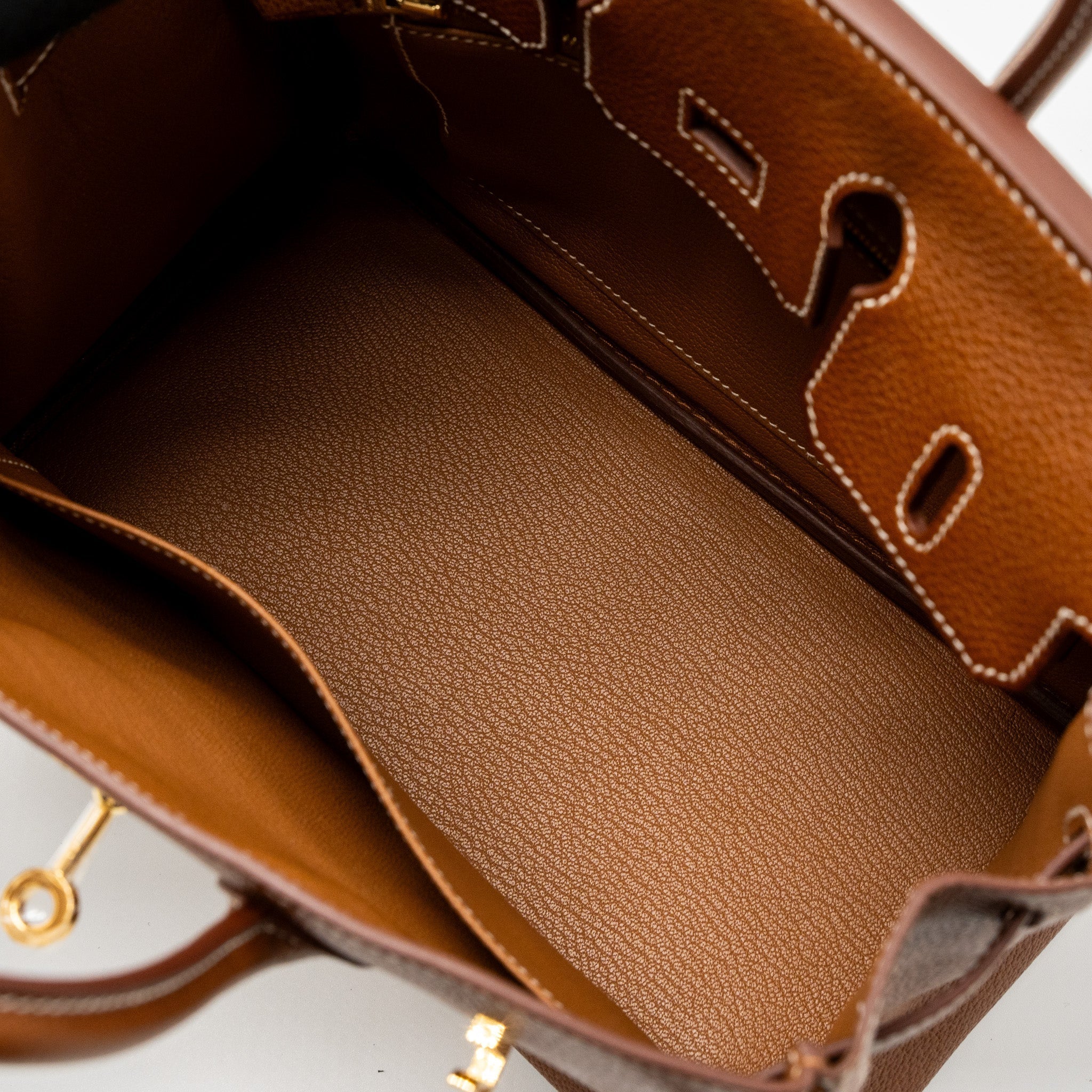 HERMES BIRKIN 25 BARENIA FAUBOURG 34 FAUVE GHW