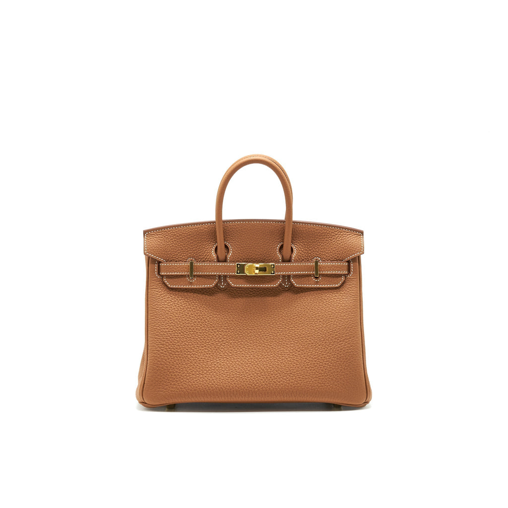 HERMES BIRKIN25 TOGO GOLD WITH GHW