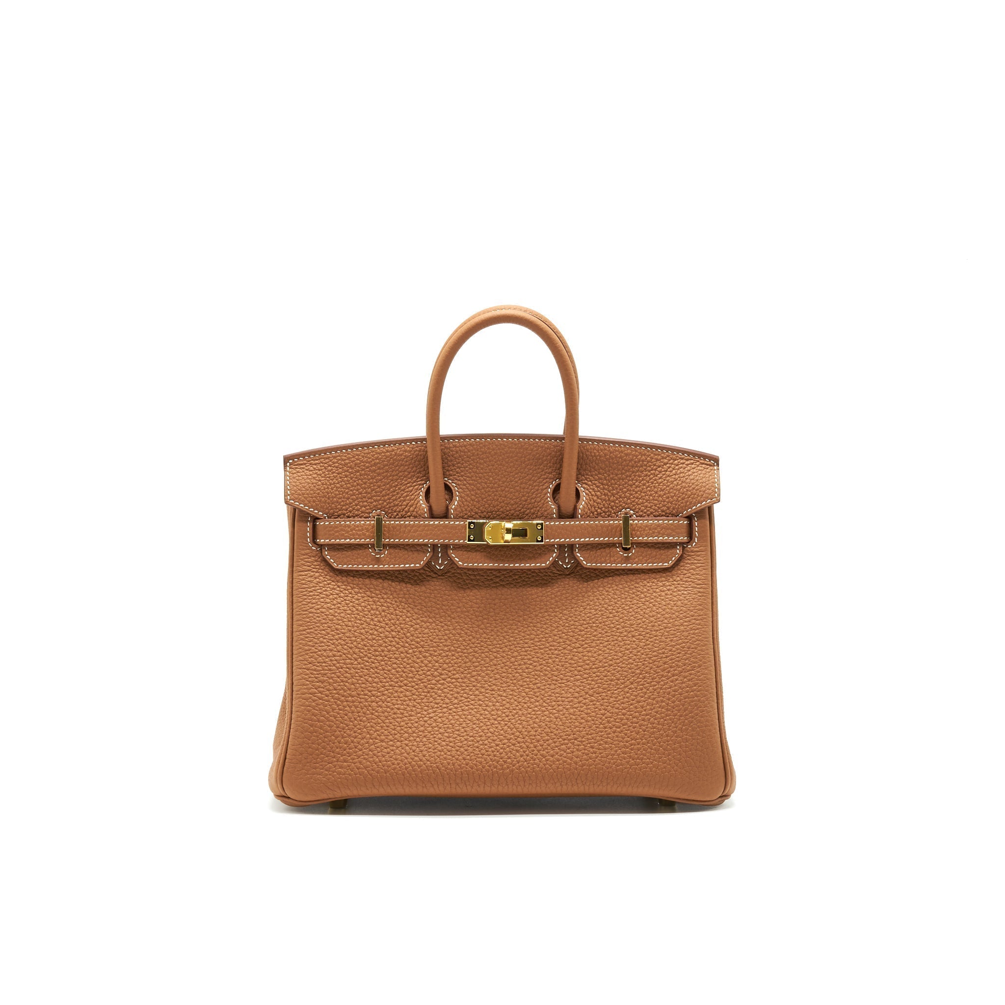 HERMES BIRKIN25 TOGO GOLD WITH GHW
