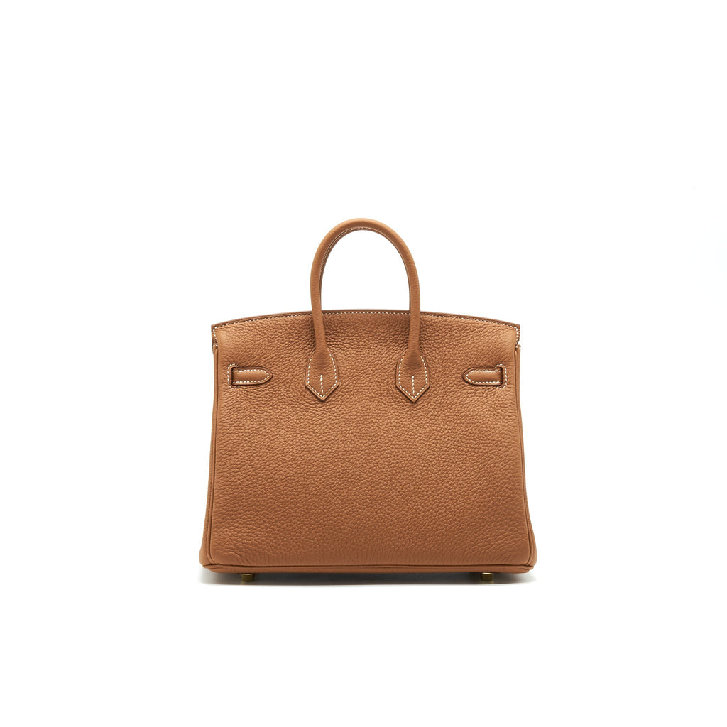 HERMES BIRKIN25 TOGO GOLD WITH GHW