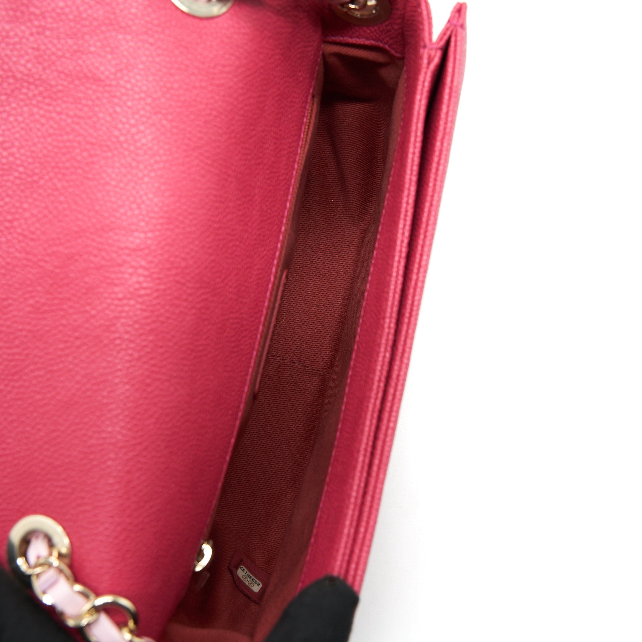 SEASONAL MESSENGER CROSSBODY BAG CAVIAR PINK LGHW