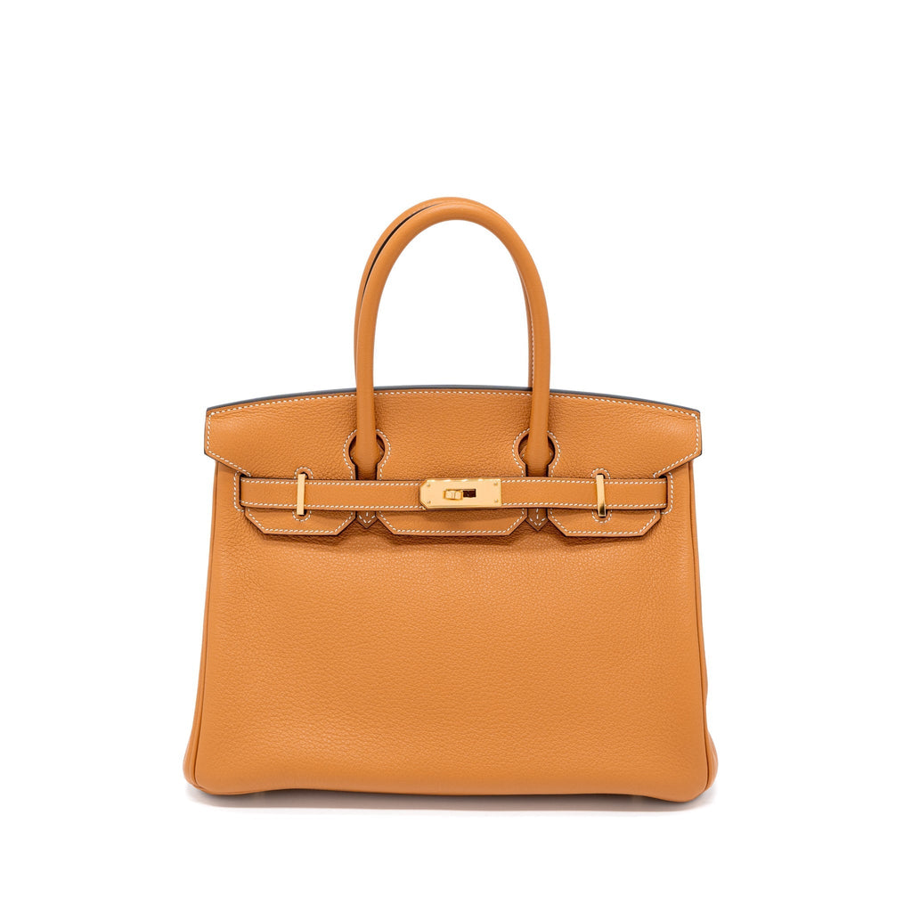 HERMES BIRKIN 30 NOVILLO 1H TOFFEE GHW