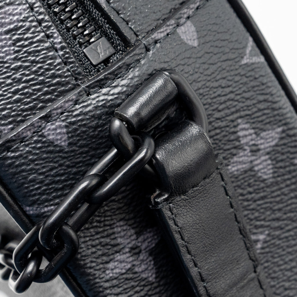 MINI SOFT TRUNK MONOGRAM ECLIPSE BLACK HARDWARE