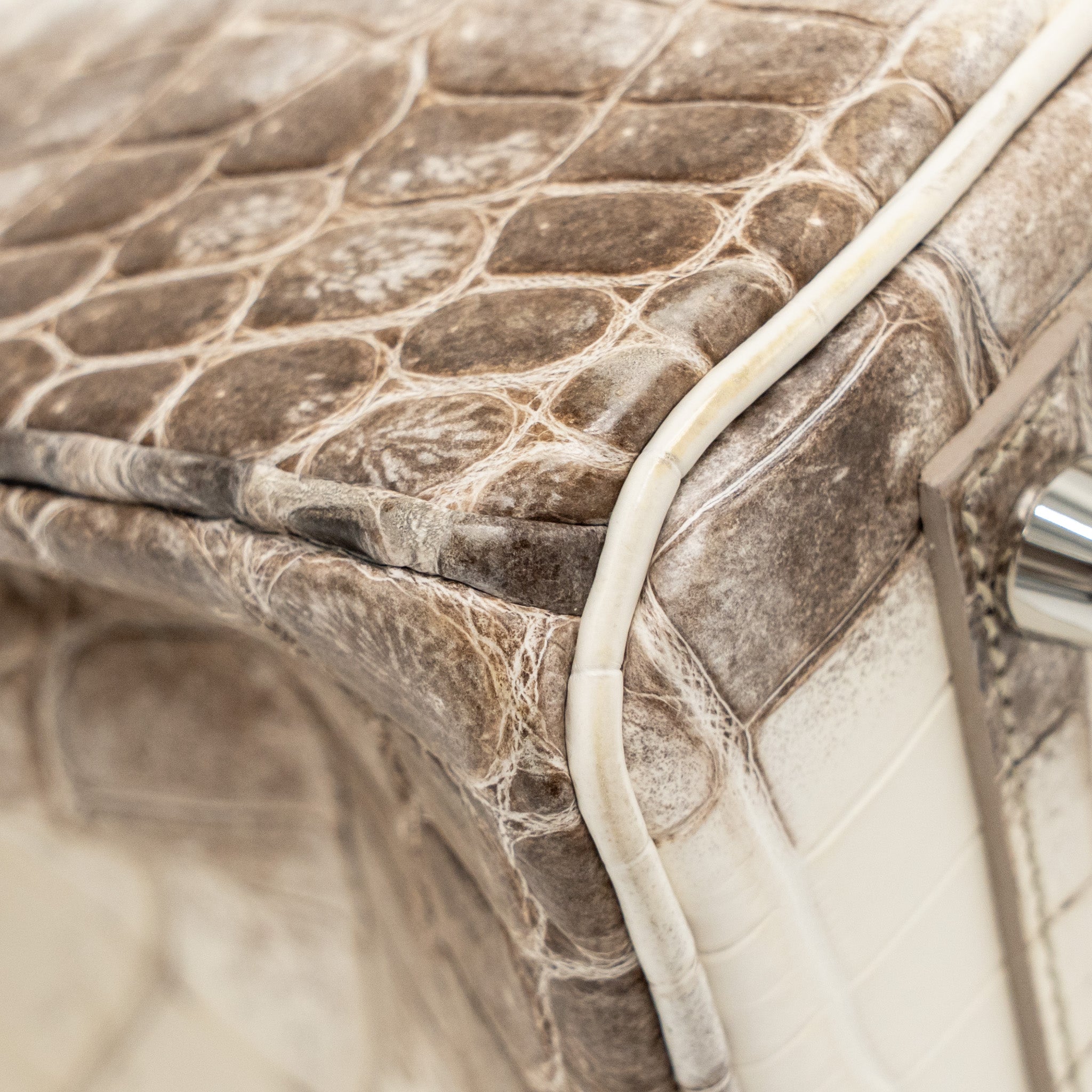HERMES BIRKIN 25 CROCODILE NILOTICUS HIMALAYA 01 BLANC SHW