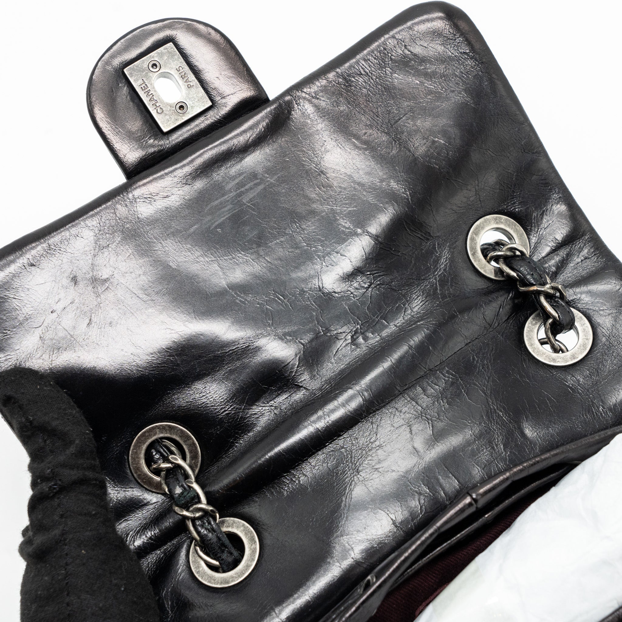 SMALL MOUNTAIN BACKPACK QUILTED CALFSKIN / SHEARLING MULTICOLOUR RUTHENIUM HARDWARE