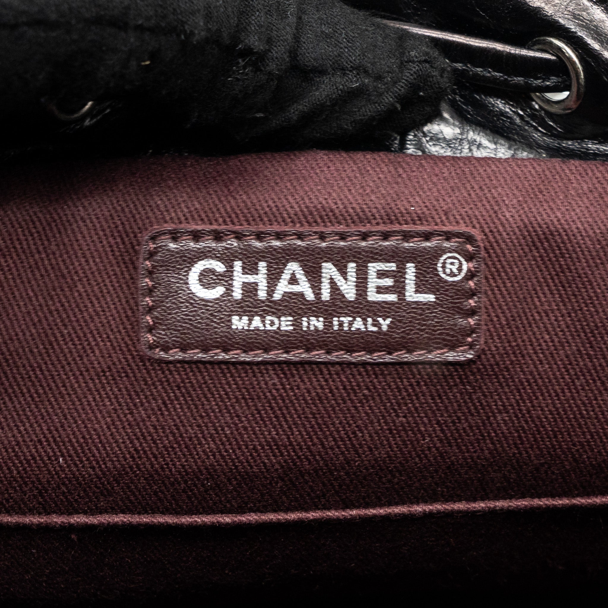 SMALL MOUNTAIN BACKPACK QUILTED CALFSKIN / SHEARLING MULTICOLOUR RUTHENIUM HARDWARE