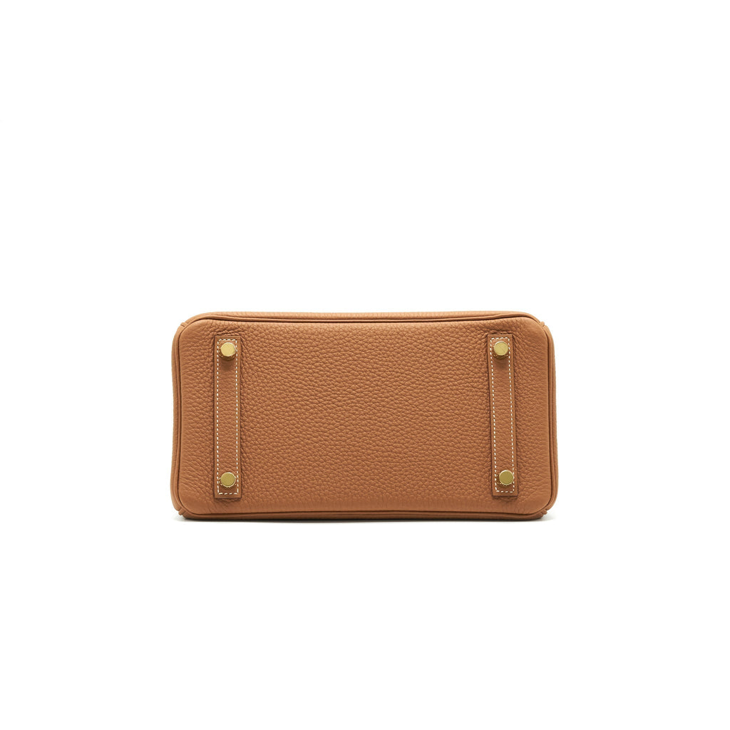 HERMES BIRKIN25 TOGO GOLD WITH GHW