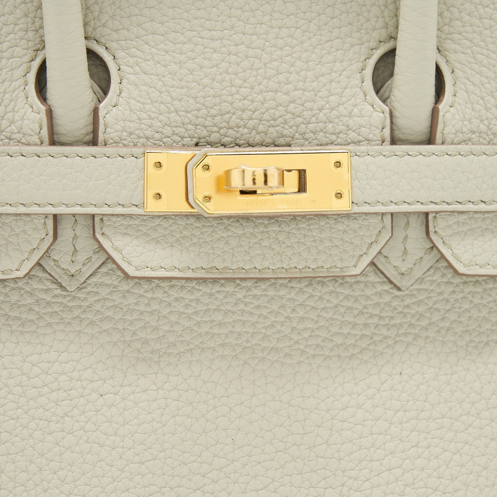HERMES BIRKIN 25 TOGO BETON GHW