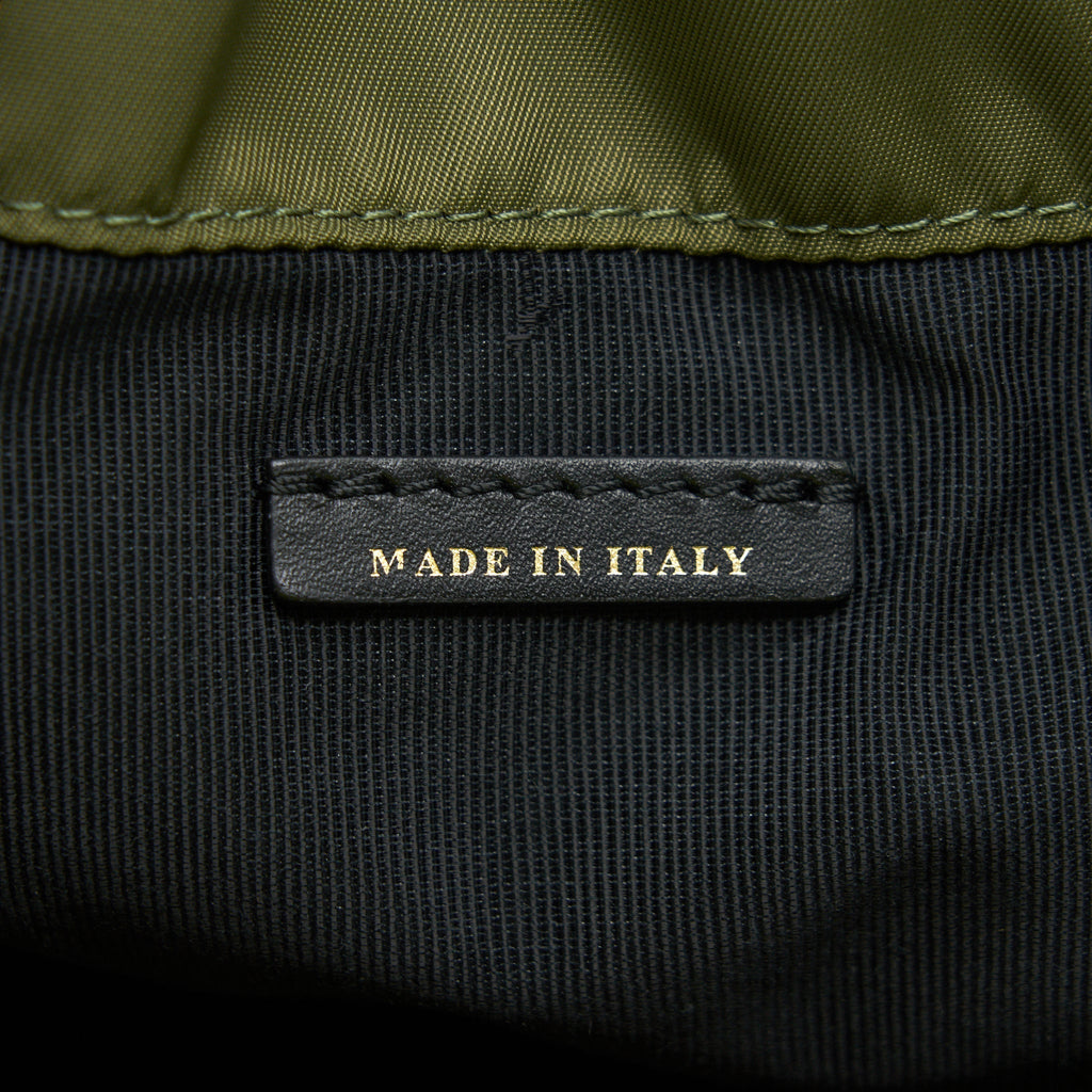 NYLON RUCKSACK BACKPACK GREEN GHW