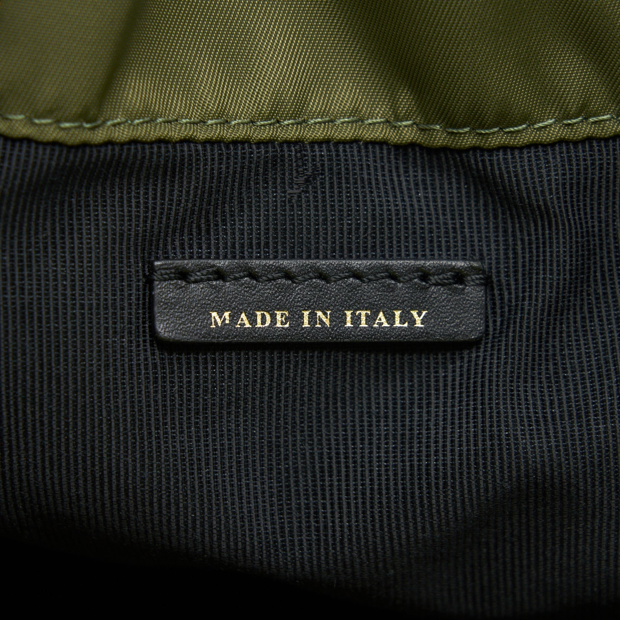 NYLON RUCKSACK BACKPACK GREEN GHW