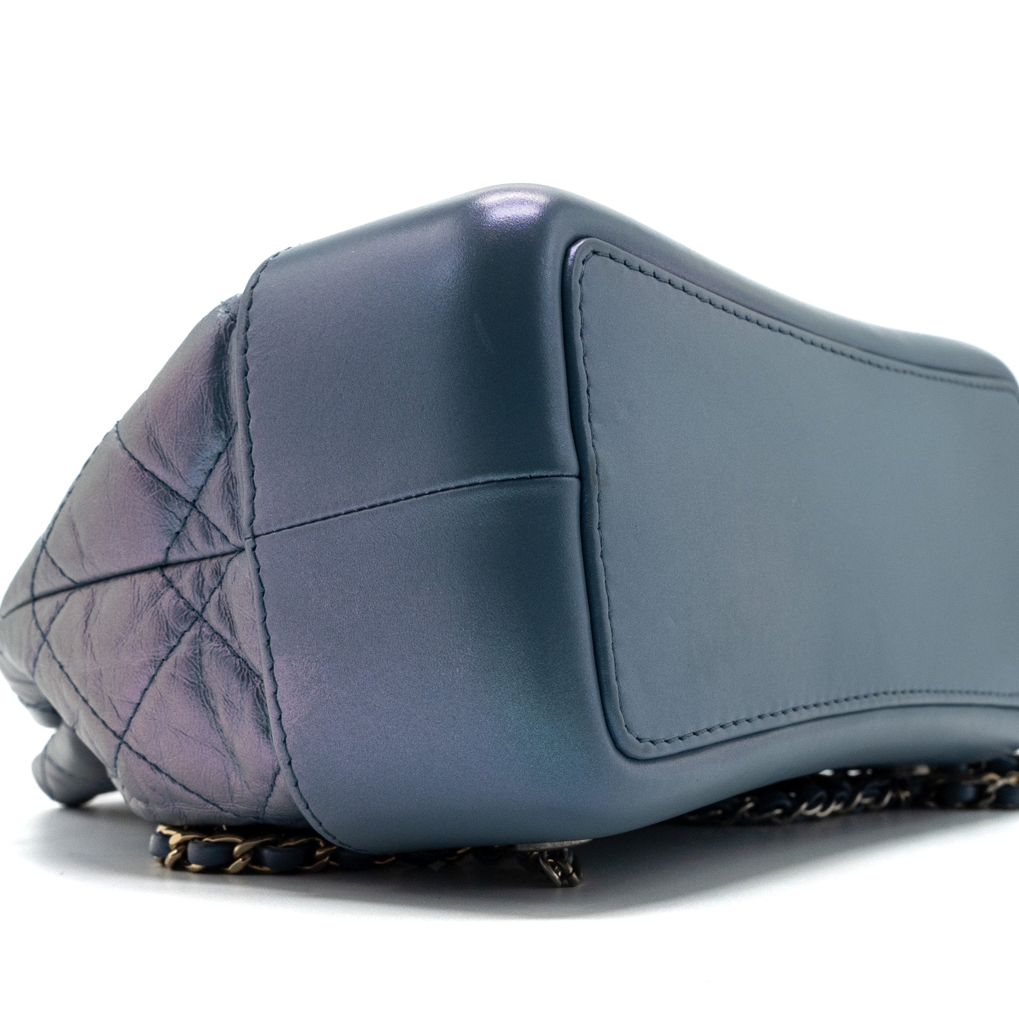 SMALL GABRIELLE BACKPACK CALFSKIN IRIDESCENT PURPLE MULTICOLOUR HARDWARE