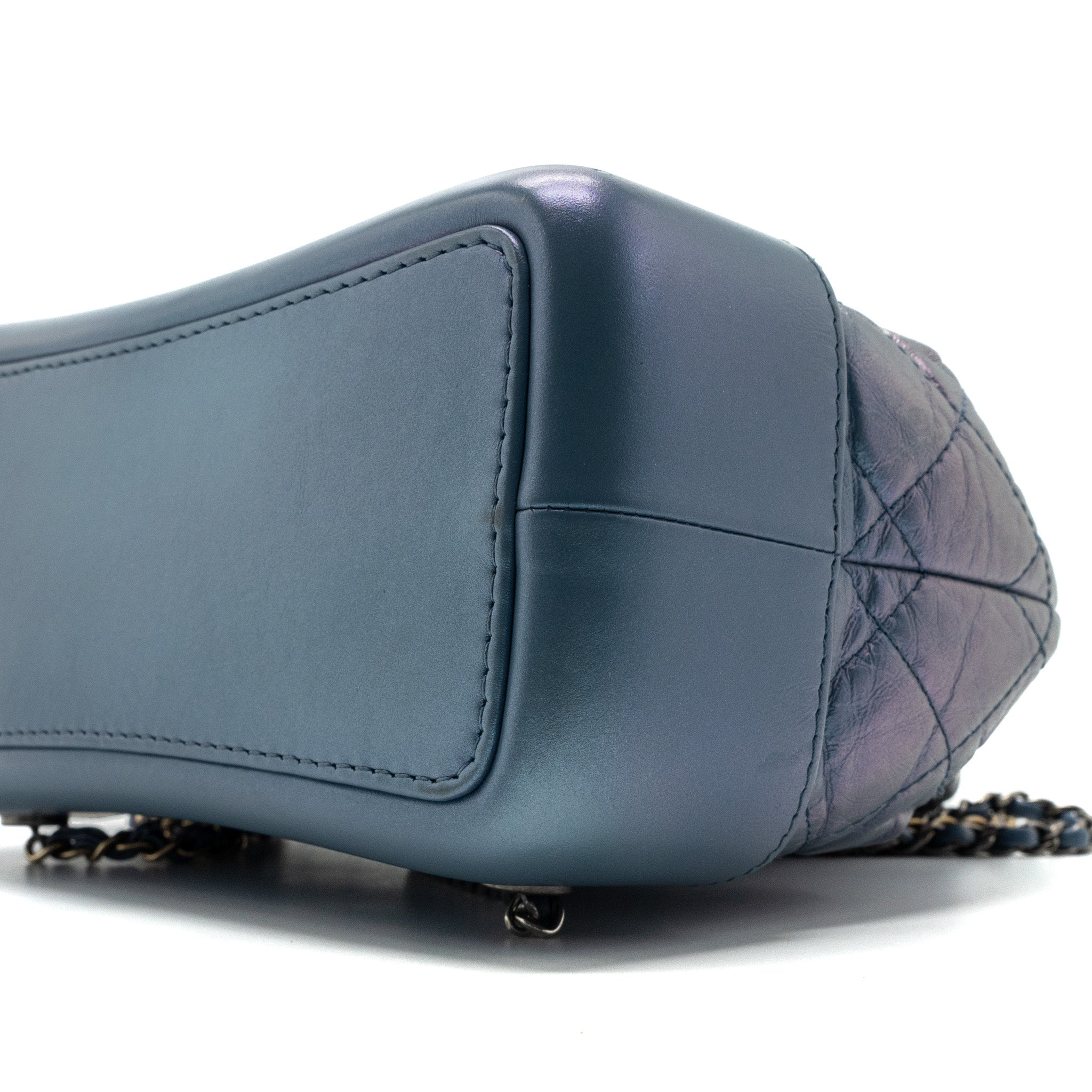 SMALL GABRIELLE BACKPACK CALFSKIN IRIDESCENT PURPLE MULTICOLOUR HARDWARE