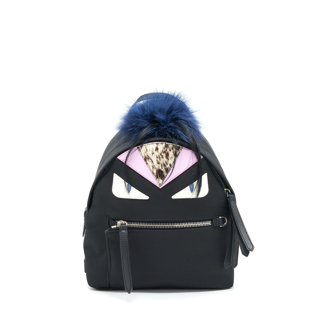MINI MONSTER BACKPACK BLACK/ MULTICOLOUR SHW