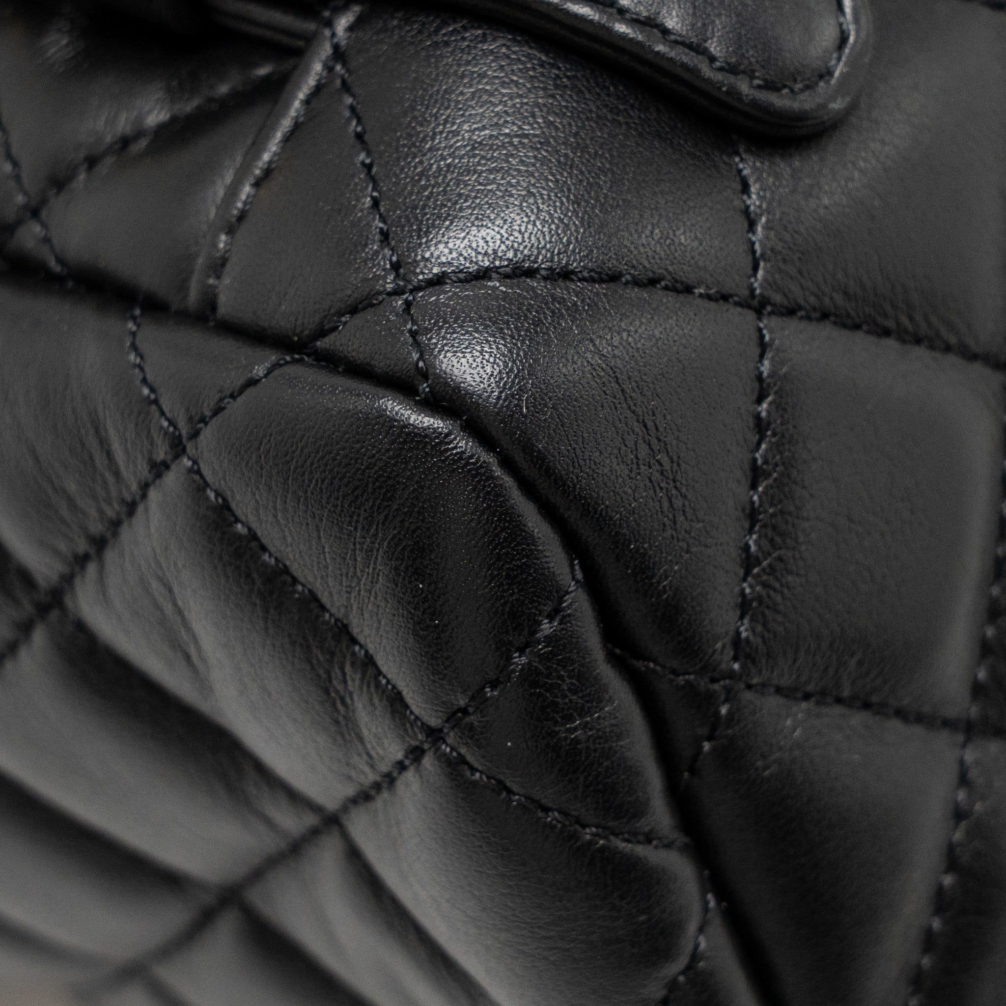 URBAN SPIRIT FLAP BACKPACK LAMBSKIN BLACK GHW
