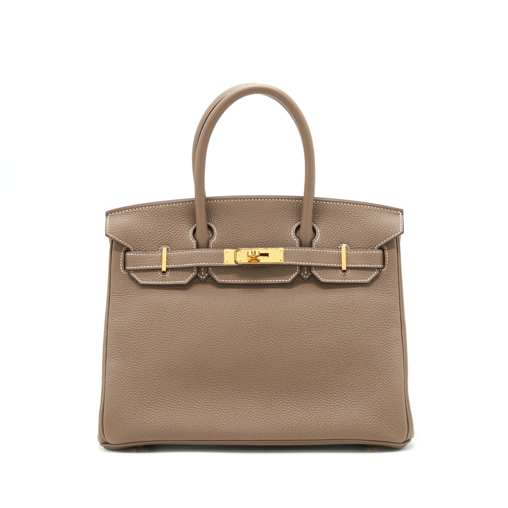 HERMES BIRKIN 30 TOGO ETOUPE GHW