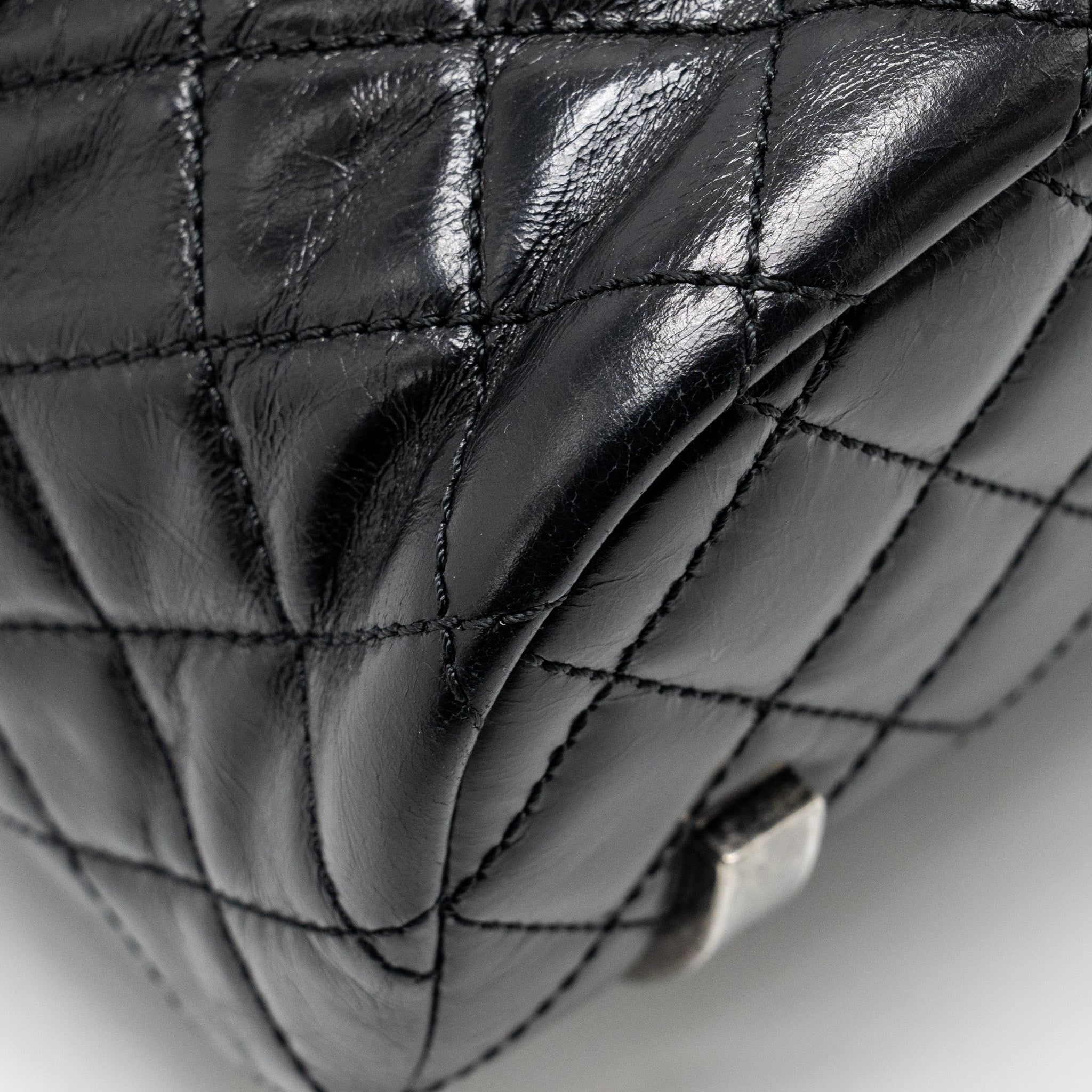 MOUNTAIN BACKPACK QUILTED CALFSKIN BLACK RUTHENIUM HARDWARE