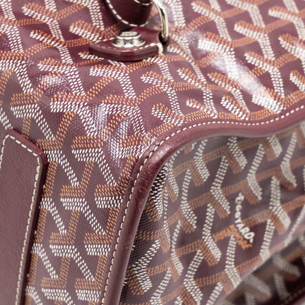 SAINT LEGER BACKPACK GOYARDINE CANVAS BURGUNDY SHW
