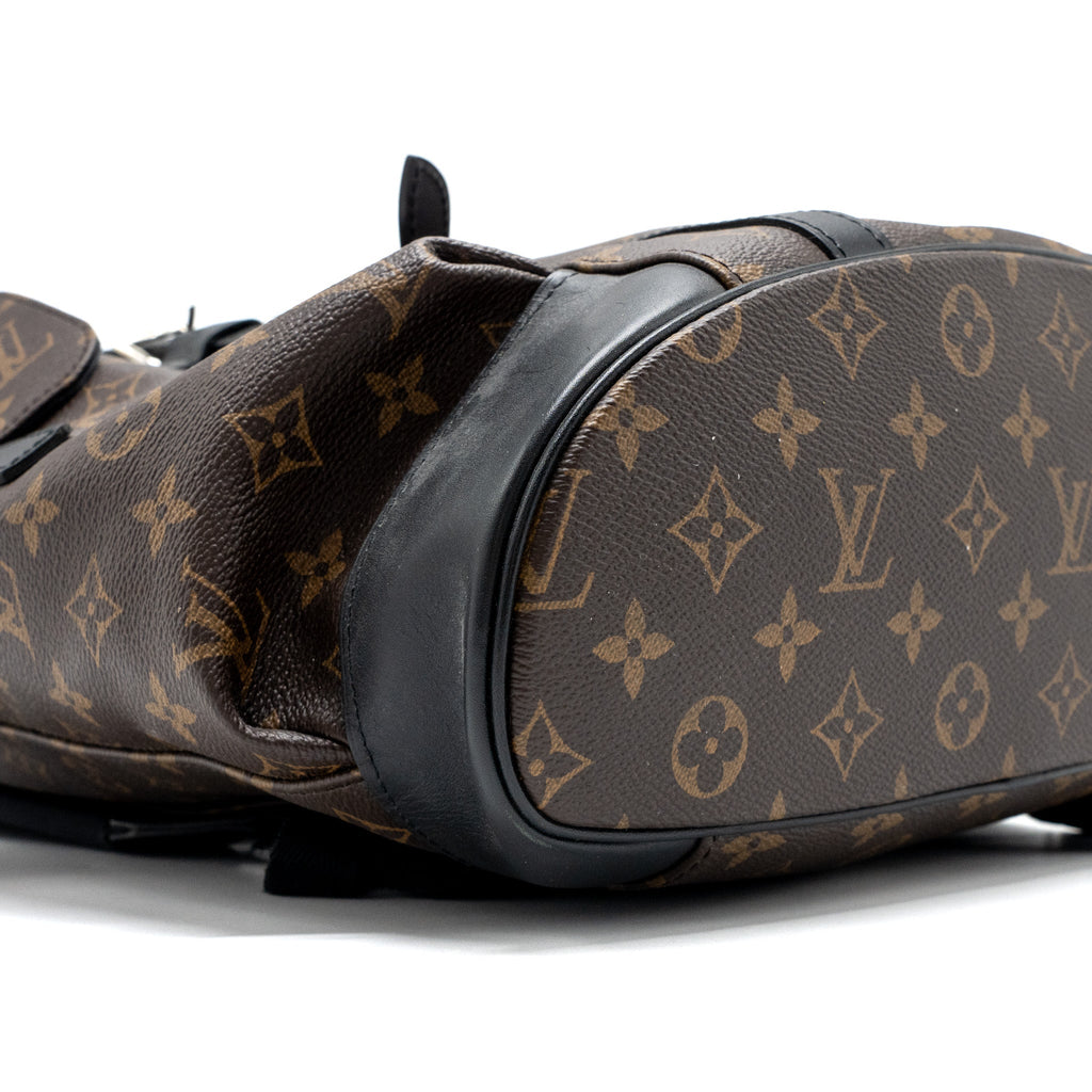 CHRISTOPHER BACKPACK MONOGRAM CANVAS/LEATHER SHW
